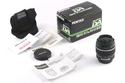 Pentax 10-17mm AF Fisheye + Doos Zeer Goede Staat